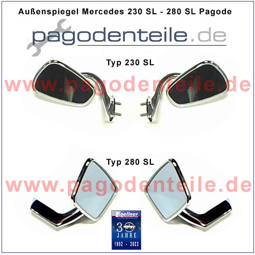 Calandre Chromée D'origine Pour Mercedes Pagode W113 (230/250/280 SL)